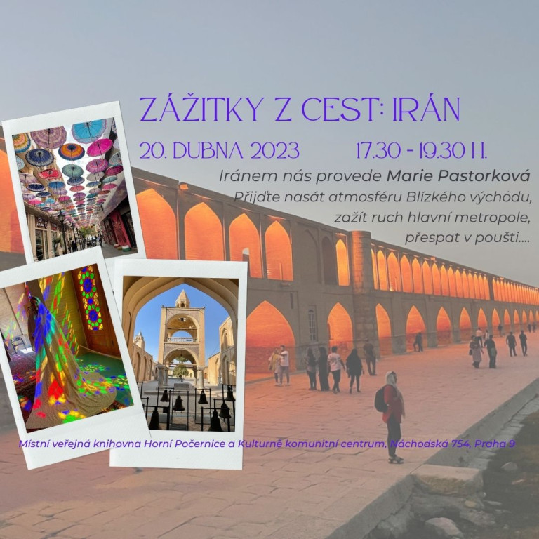 zážitky z cest Irán plakátek 2